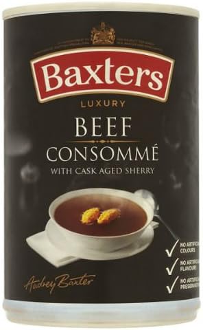 Baxters Luxury Beef Consommé With Cask Aged Sherry Soup 400G Case Of 12
