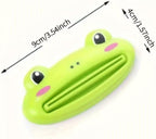 1PC Toothpaste Dispenser, Plastic Cartoon Animal Shaped Holder for Toothpaste and Facial Cleanser, Squeezable Toothpaste and Cleanser, Bathroom Accessory (Pink Pig)