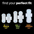 U by Kotex Ultra Thin Pads with Wings, Clean & Secure, Overnight Absorbency, 40 Count (Packaging May Vary)