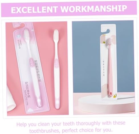 Mobestech Maternal Women Toothbrush 2pcs Set Soft Bristles Toothbrush for Pregnant Women Sensitive Gums Oral Care Tool for Pregnancy and Postpartum Use Random Style