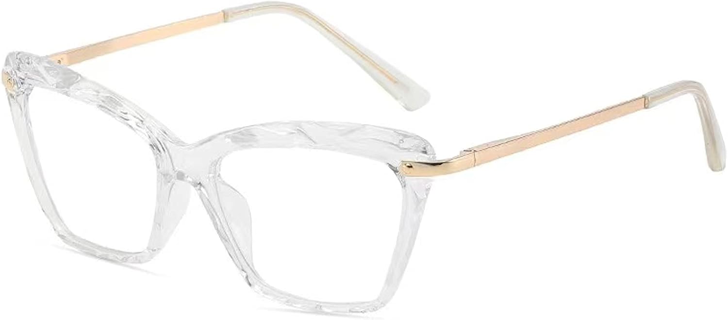 oriopxic Spring Hinge Bifocal Reading Glassess Cat Eye Womens Readers Bifocal Glassess