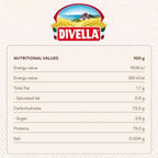Divella Spaghetti Pasta #8, 16 oz. (Pack of 8) - Authentic Italian Pasta Made with Durum Wheat Semolina, Perfect ‘Al Dente’ Texture for Every Dish