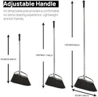 Indoor Soft Bristles Sweeping Broom,Long Handle Kitchen Angle Broom for Floor Cleaning Home Office Hardwood