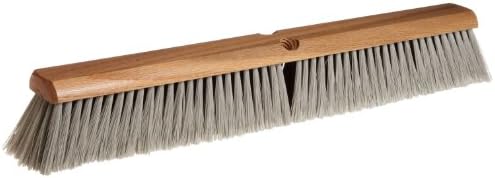 Magnolia Brush 3524LH 24-Inch Brown Plastic and Silver Flagged Tip Floor Brush