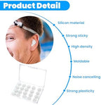 20 Pcs Silicone Ear Plugs for Sleeping, Soft Moldable Silicone Earplugs for Sleep, Noise Cancelling Reduction Earplugs for Swimming, Travel, Snoring, Concerts, Airplane, Motorcycle, Musicians