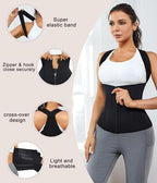 URSEXYLY Women Back Braces Posture Corrector Waist Trainer Vests Tummy Control Body Shapers for Spinal Neck Shoulder and Upper Back Support (3XL, Black)