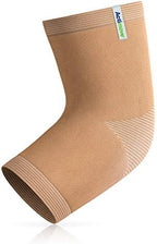 Actimove ARTHRITIS CARE Elbow Support - Light Compression Support and Therapeutic Warmth For Elbow Arthritis - Heat-Retaining Ceramic Fiber Yarns - Beige, Large