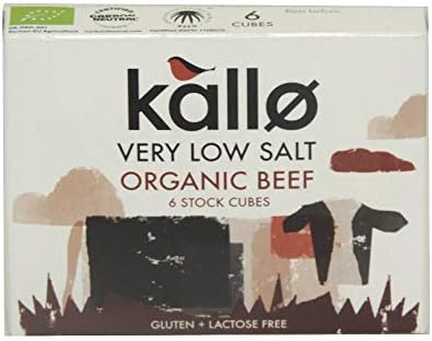 Kallo - Very Low Salt Organic Beef Stock Cubes - 48grams