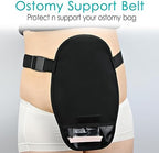 Waterproof Ostomy Bag Cover Belt Soft Adjustable Colostomy Bag Pouch Covers Washable Stoma Urostomy Ileostomy Protective Supplies Reusable Leak-proof Odour Masking Noise Reduction Shower Guard