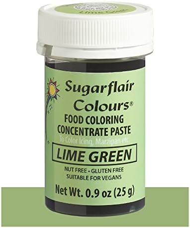 Sugarflair Food Coloring Concentrate Paste, 25 Grams Lime Green