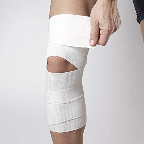 LP SUPPORT Elastic Knee Wrap Compression Bandage - Adjustable Knee Brace - for Sports, Running, Meniscus Tear, ACL, Arthritis Relief