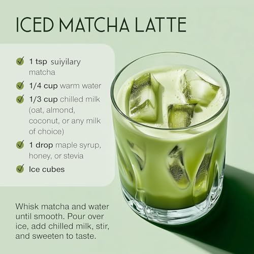 Ceremonial Grade Matcha Powder, Premium First Harvest Green Tea Powder – 100% Pure Matcha Tea, Vegan, Gluten-Free, Sugar-Free with No Additives (30g/1.06oz)