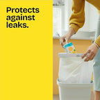 Glad Medium Trash Bags, 8 Gallon, Febreze Fresh Clean Garbage Bags, With Odor Control and Drawstring, 80 Count