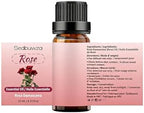 Sedbuwza Rose Essential Oil, 100% Pure Rose Fragrance Oil for Diffuser, Humidifier, Soap, Candle, Perfume - 10ml