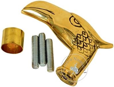 Eagle Walking Stick - Decorative Cane for Men and Women - Wooden Cane with Brass Handle - Symbol of Power and Strength