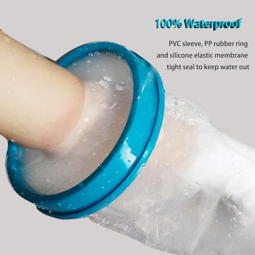 100% Waterproof Cast Cover for Shower Hand Kids - Available in 6 Sizes, Child-Friendly, Reusable Half Arm Cast Protector & Cast Bag - Watertight Protection for Wound Hands, Arms (11.81 in / 30 cm)