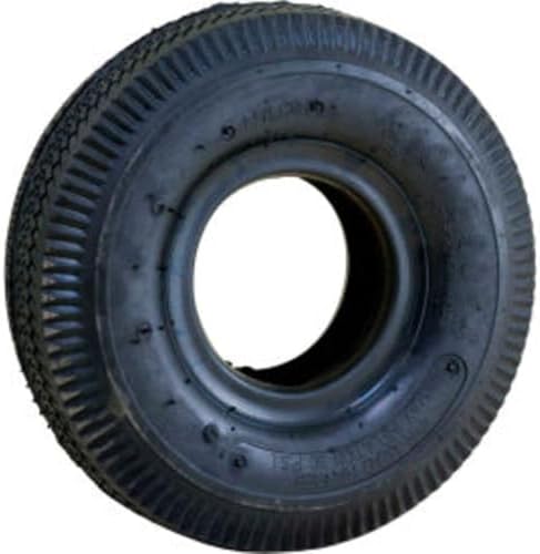 Marathon 4.10/3.50-4" Pneumatic (Air Filled) Hand Truck / All Purpose Utility Tire and Inner Tube, Black