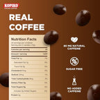 Kopiko Focus Coffee Candy – Have 80mg Caffeine per 2 Pieces for Energy & Mental Focus – Sugar-Free Hard Candy with Real Indonesian Coffee Extract (6 Pack w/4 Candies Each)