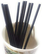 Weststone -100pcs 6"(150mm) x 4mm Black Plastic Lollipop Sticks for Cake Pops or Lollipop Candy