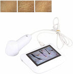 Skin Diagnosis Hair Analyzer, 5 Inch LCD Screen Digital Skin Detector Tester Hair Skin Analyzer Machine Skin Pigment Tester, and Hair Detection Hair Follicle Detector (US)