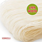 Best of Thailand Rice Noodle Sticks | Great for Traditional Thai, Vietnamese, Chinese, Japanese Stir Fry & Soups | Non-GMO, Gluten-Free, Kosher for Passover Kitniyo (Rice Sticks Vermicelli-1mm)