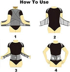 Orthopedic Corrector Corset for Children Back Brace Scoliosis Clavicle Support Belt Waist Trainer Unisex,Black-Small