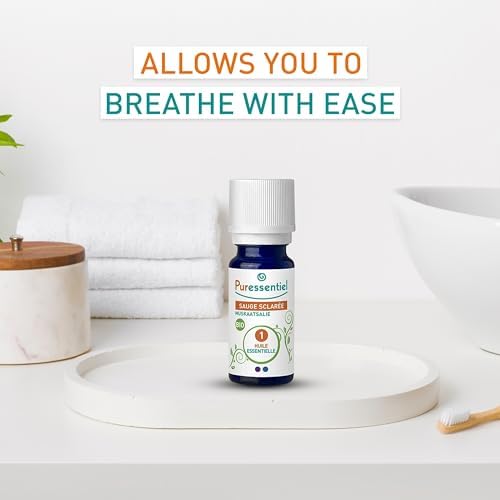 Puressentiel Organic Essential Oil- Sage Clary for Unisex - 0.17 oz Oil
