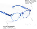 eyebobs - Clearly… | Premium Reading Glasses for Men and Women | Round Frame for Average Faces | Available in 0.0x - 4.0x