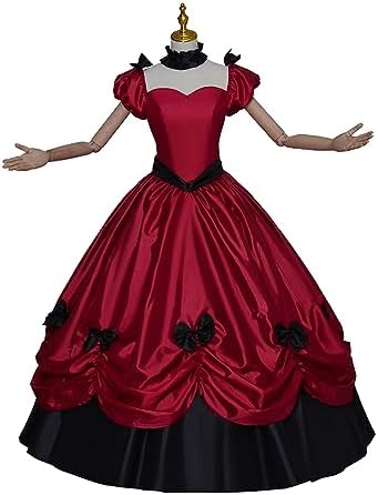Women's Gothic Victorian Rococo Dress Civil War Southern Belle Tea Party Ball Gown Medieval Evening Dress