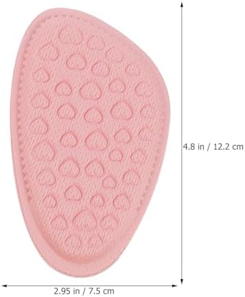 6 Pairs Women’s High Heel Non-Slip Forefoot Pads Breathable Half Sole Cushions Relief Ball-of-Foot Mats for Comfortable Shoe Wear