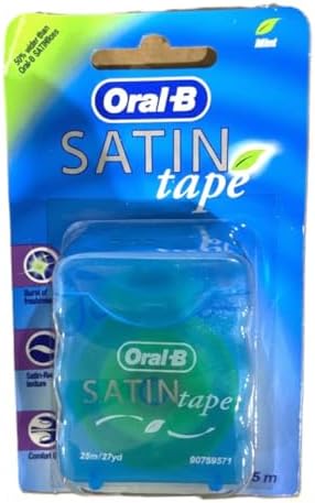 Oral-B Statin Tape Dental Floss 25m (6 Units) by Oral-B Satin Tape Mint