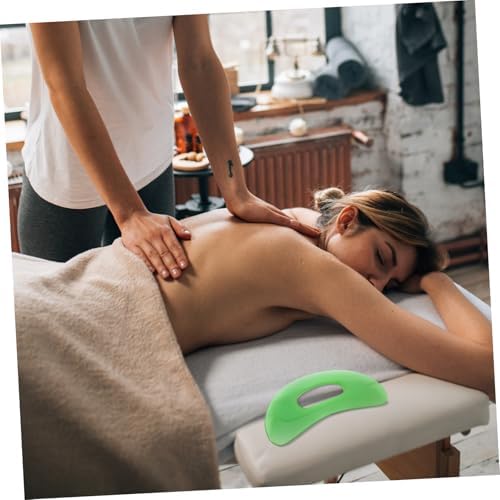 FRCOLOR Massage Tool Unique Shaped Resin Scraper Board for Body Massage Reusable Muscle Scraping Tool for Neck and Full Body Relief and Easy to Use Smooth Edges for Use