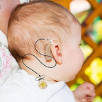 Scicalife Hearing Aid Clip Protector with Hanging Rope for Kids Lightweight Anti-Loss Strap Single & Double Ear Bte Holder Comfortable Fit