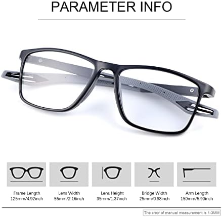 YIMI Progressive Photochromic Multifocus Reading Glasses for Men Women Spring Hinge Computer Anti Blue Light UV Sun Readers