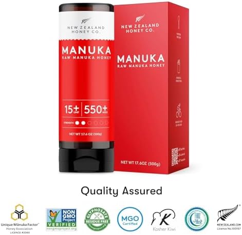 New Zealand Honey Co. Manuka Honey UMF 15+ Squeezy | 500g | 17.6oz