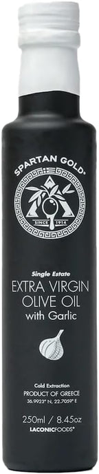 Laconic Foods | Award-Winning Garlic Infused Extra Virgin Olive Oil | Single Estate | 250ml