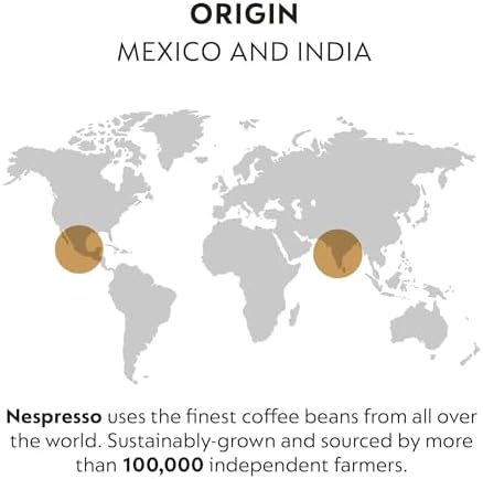 Nespresso Capsules Original Line, Cape Town Envivo Lungo, Dark Roast Espresso Coffee Pods, 50 Count Coffee Pods