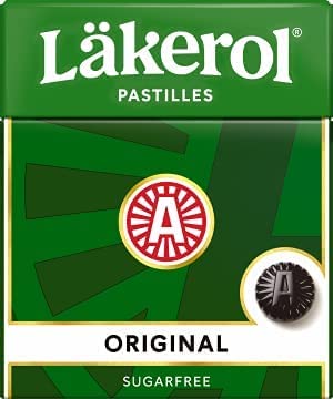 Cloetta Lakerol Original Pastilles 48 Boxes of 25g