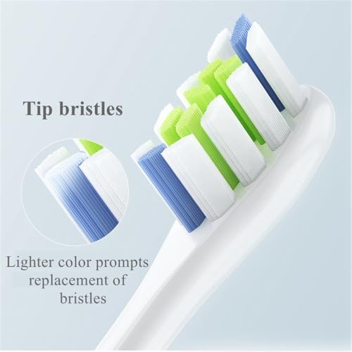 4 pcs/Set Replacement Brush Heads Compatible with Oclean X/X PRO/ Z1/ F1/ One/Air 2/ SE Sonic Electric Toothbrush Dupont Bristle Nozzles(Pink)