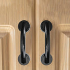 Housoutil No Drilling Shower Handle, 2PCS Powerful Suction Cup Bathroom Handles, Glass Door and Window Grab Bar for Bathroom Sliding Doors, Cabinets, Wardrobes
