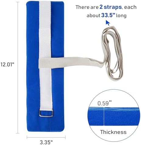 4Pcs Medical Restraints Patient Hospital Bed Quick-Release Limb Holders for Hands Or Feet Universal Constraints Control