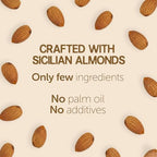 Italian Almond Cream Spread - Authentic Made in Italy Nut Butter - Smooth, Natural, Premium Almond Paste for Breakfast, Baking, and Desserts - 6.7oz Jar