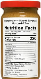 Spicy Sweet Bavarian Mustard - 200 ml - Händlmaier