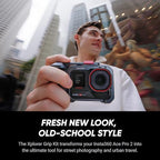 Insta360 Ace Pro 2 Xplorer Bundle Dual Battery- 8K Waterproof Action Camera Co-Engineered with Leica, 1/1.3" Sensor, Dual AI Chip, Leading Low Light, Superior Audio, Flip Screen & AI Editing for Vlogs