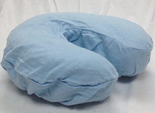Clinical Health Services, Inc. Deluxe Flannel Massage Face Rest Cover Cozies, Includes 4pcs (Blue)