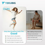 3 Pairs Medical Women Men Compression Socks Knee High 20-30 mmhg Graduated Stocking Support Hose Cute for Running Travel