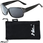 Polarized Sunglasses for Women - Premium Fashion Sunglasses - HZ Series Diamante Womens Designer Sunglasses