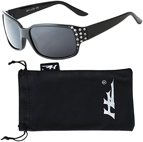 Polarized Sunglasses for Women - Premium Fashion Sunglasses - HZ Series Diamante Womens Designer Sunglasses