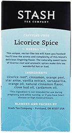 STASH TEA TEA,HERBAL,LICORICE SPICE, 20 BAG, 1.2 Oz