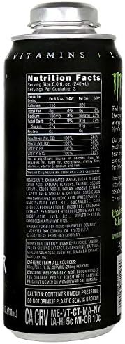 Monster Energy 24 ounce cans with Resealable Lids (Mega Monster, 12 Cans)